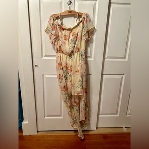 Yellow Floral Dress